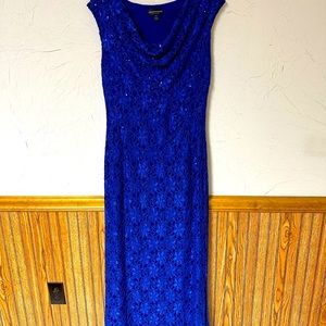 Brilliant Blue Long Dress